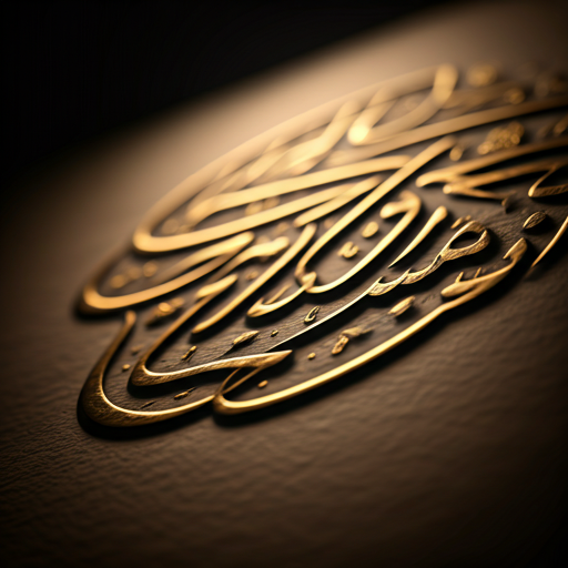 Arabic calligraphy on parchment.